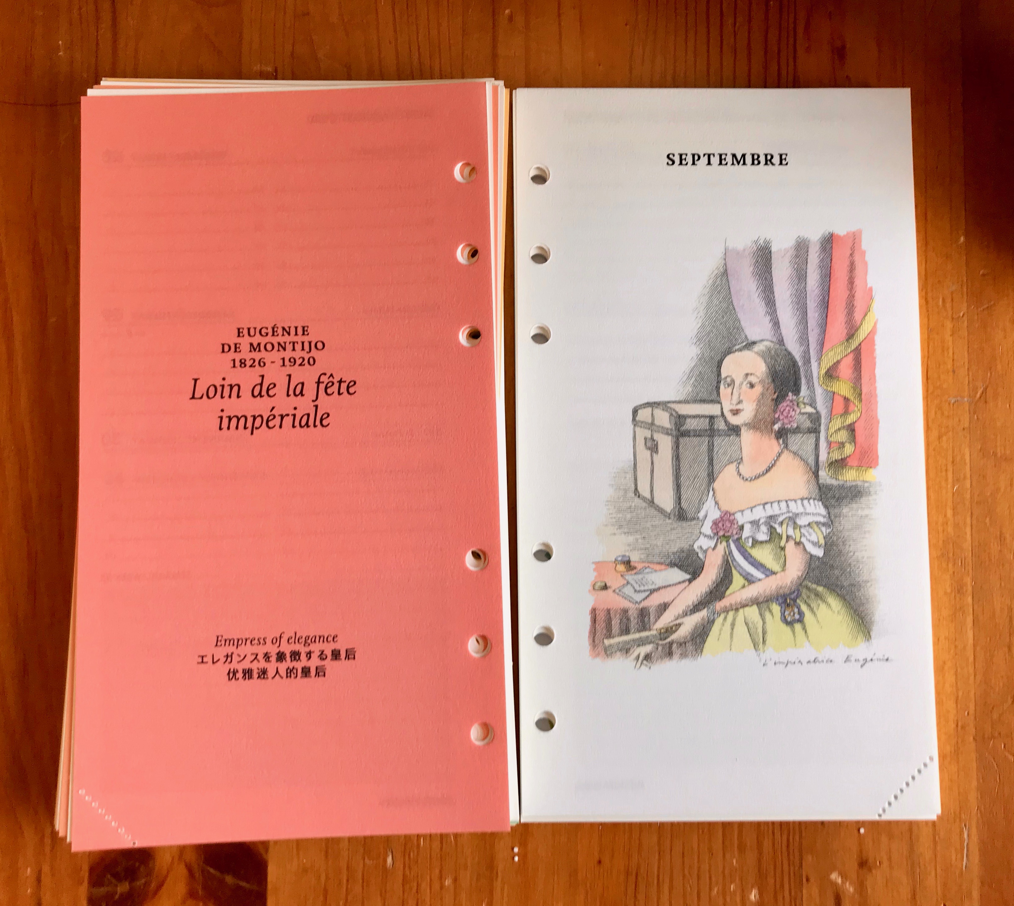 Louis Vuitton 2020 inserts for MM agenda – Janet Carr